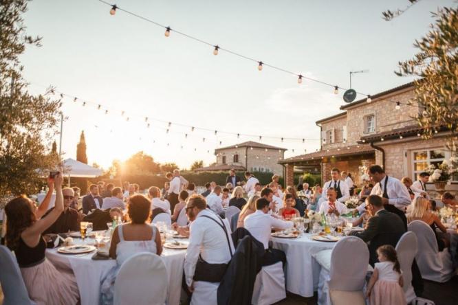Zvona catering vjenčanje Istra
